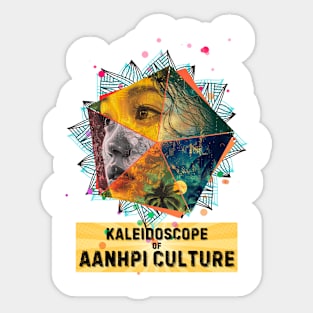 Kaleidoscope of AANHPI Culture - Woman Sticker